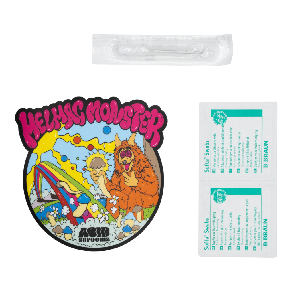 acid shroomz accesorios de cultivo líquido melmac monster setas mágicas