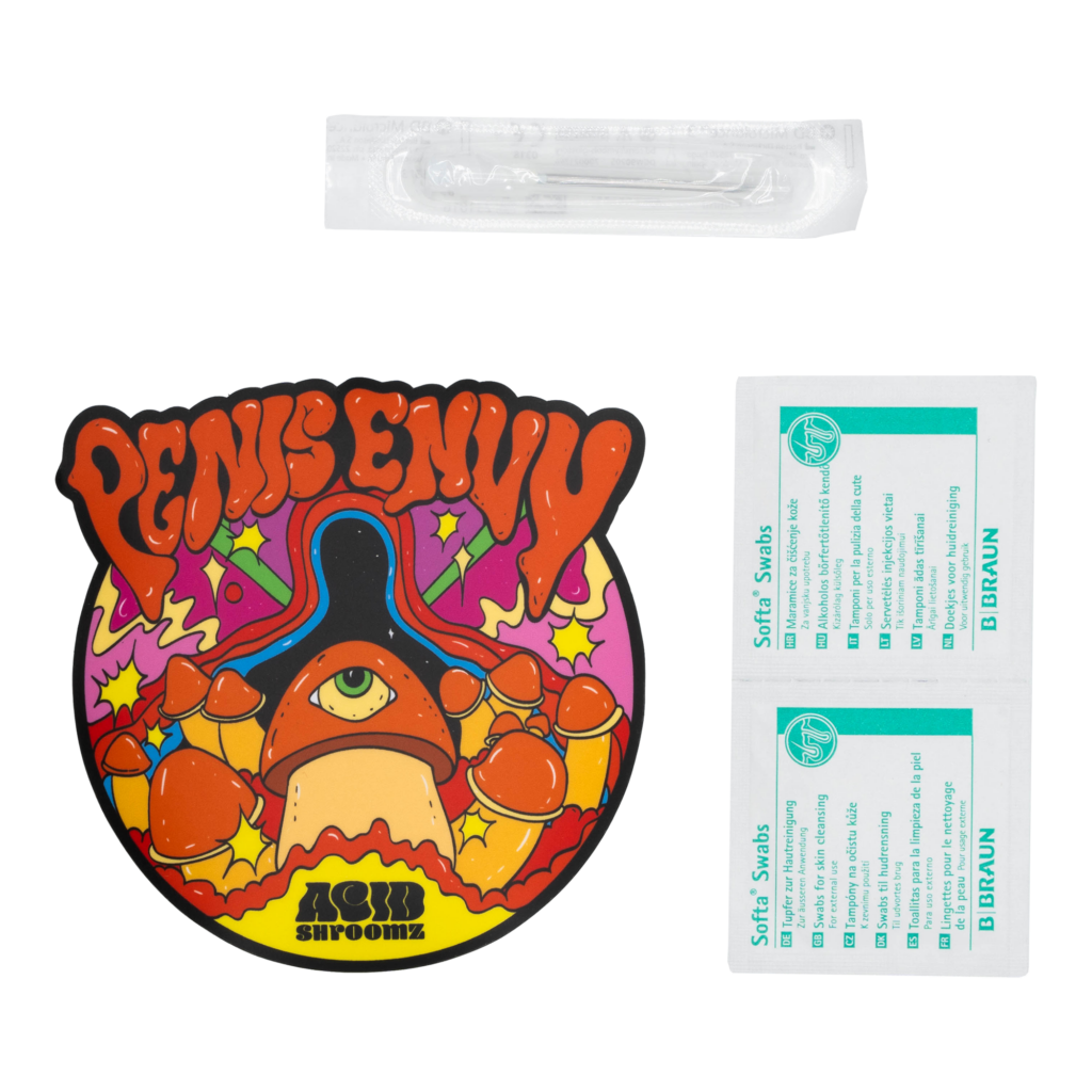 acid shroomz penis envy siringa di coltura liquida accessori funghi magici