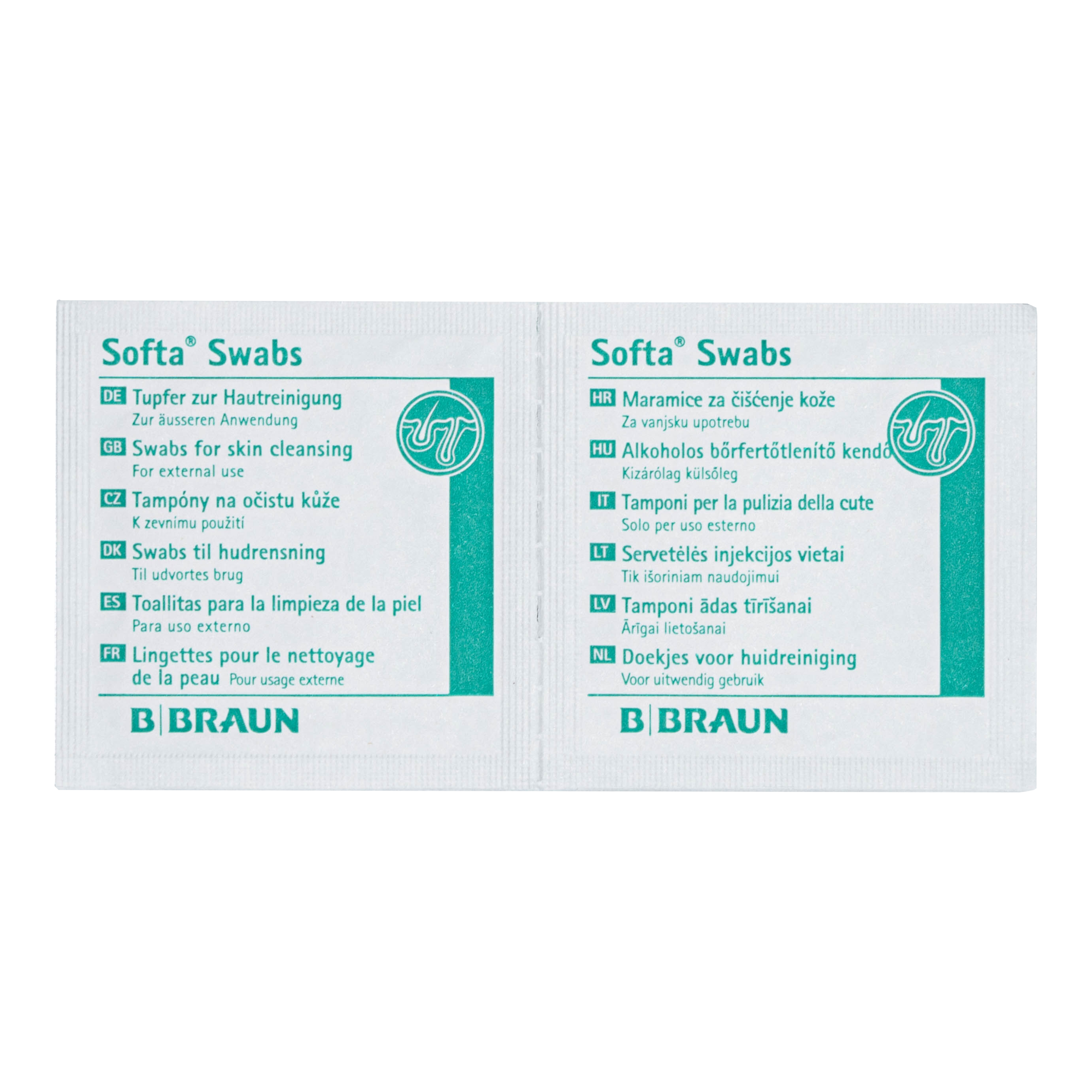 B. Braun Softa Swabs Lingettes Alcoolisées