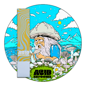 acid shroomz diseño y embalaje del cultivo líquido de hongo mágico jack frost